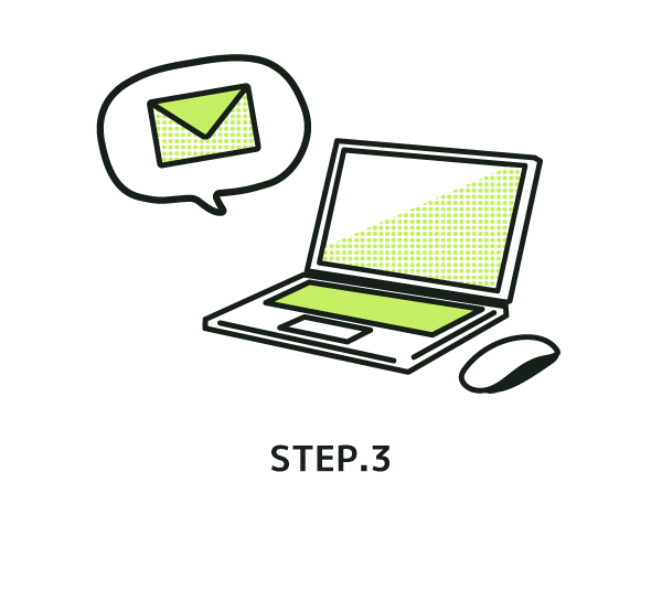 STEP.3 いせさきものづくりネット経由でお問い合わせが届く！